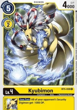 Kyubimon (BT5-038) - Battle Of Omni