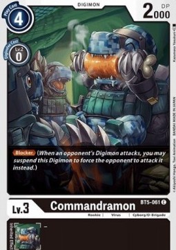 Commandramon (BT5-061) - Battle Of Omni