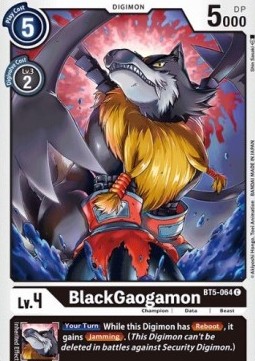 BlackGaogamon (BT5-064) - Battle Of Omni