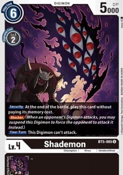 Shademon (BT5-065) - Battle Of Omni