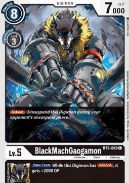 BlackMachGaogamon (BT5-068) - Battle Of Omni