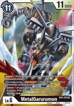 MetalGarurumon (BT5-070) - Battle Of Omni