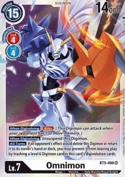 Omnimon (BT5-086) (V.1) - Battle Of Omni