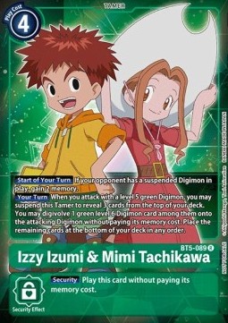Izzy Izumi & Mimi Tachikawa (BT5-089) (V.2) - Promos: Battle Of Omni