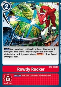 Rowdy Rocker (BT5-094) - Battle Of Omni