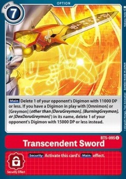Transcendent Sword (BT5-095) - Battle Of Omni