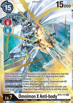 Omnimon X-Anti-body (BT5-111) (V.1) - Battle Of Omni