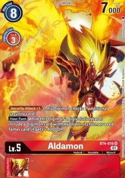 Aldamon (BT4-016) - Promos: Double Diamond