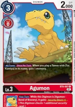 Agumon (BT6-007) (V.1) - Double Diamond