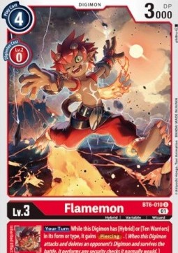 Flamemon (BT6-010) - Double Diamond