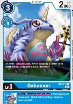 Gabumon (BT6-019) (V.1) - Double Diamond