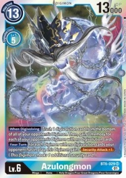 Azulongmon (BT6-029) - Double Diamond