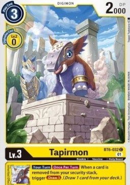 Tapirmon (BT6-032) - Double Diamond