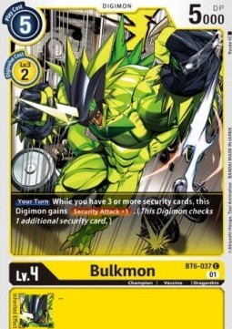 Bulkmon (BT6-037) - Double Diamond