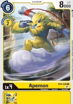 Apemon (BT6-038) - Double Diamond