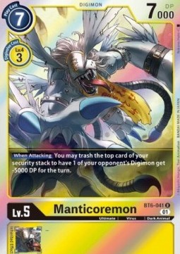 Manticoremon (BT6-041) - Double Diamond