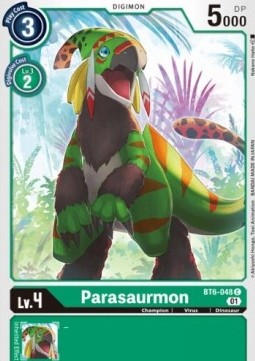 Parasaurmon (BT6-048) - Double Diamond