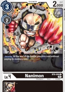 Nanimon (BT6-058) - Double Diamond