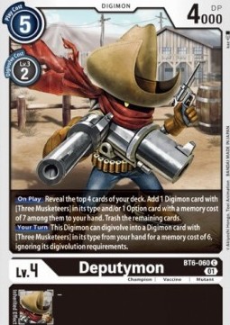 Deputymon (BT6-060) - Double Diamond