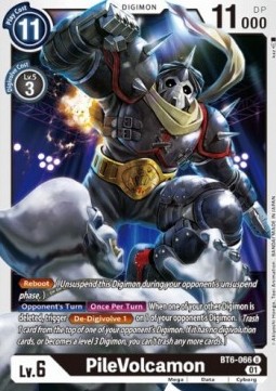 PileVolcamon (BT6-066) - Double Diamond