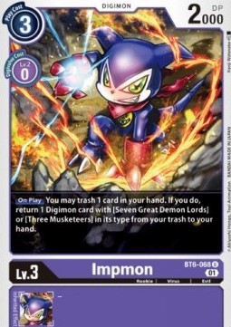 Impmon (BT6-068) (V.1) - Double Diamond