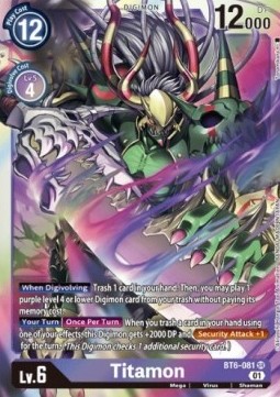 Titamon (BT6-081) (V.1) - Double Diamond