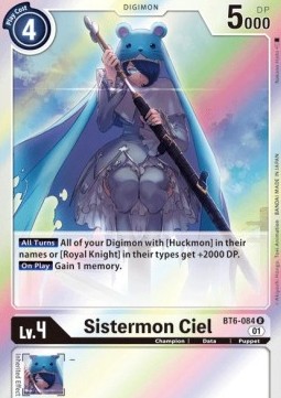 Sistermon Ciel (BT6-084) (V.1) - Double Diamond