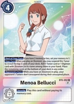 Menoa Bellucci (BT6-092) - Double Diamond