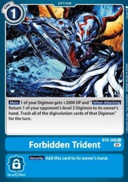 Forbidden Trident (BT6-096) - Double Diamond