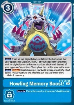 Howling Memory Boost! (BT6-097) - Double Diamond