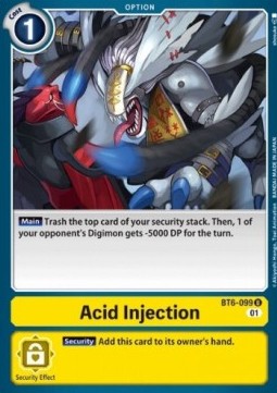 Acid Injection (BT6-099) - Double Diamond