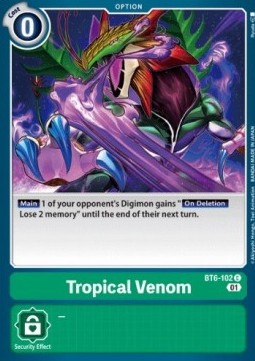 Tropical Venom (BT6-102) - Double Diamond
