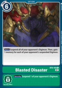 Blasted Disaster (BT6-103) - Double Diamond