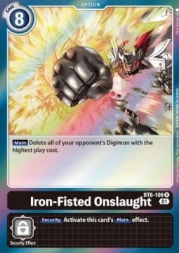 Iron-Fisted Onslaught (BT6-106) - Double Diamond