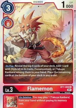 Flamemon (BT7-008) (V.1) - Next Adventure