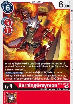 BurningGreymon (BT7-011) - Next Adventure