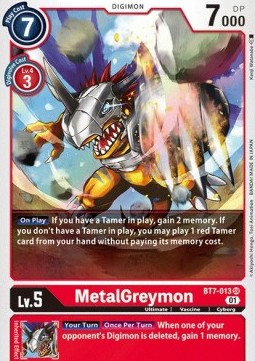 MetalGreymon (BT7-013) (V.1) - Next Adventure