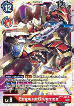 EmperorGreymon (BT7-016) (V.1) - Next Adventure