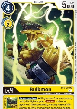 Bulkmon (BT7-033) - Next Adventure