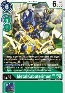 MetalKabuterimon (BT7-047) - Next Adventure