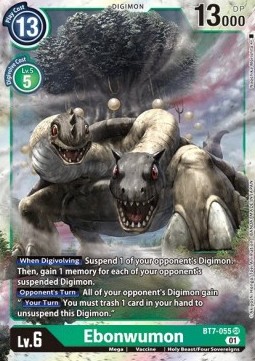 Ebonwumon (BT7-055) - Next Adventure