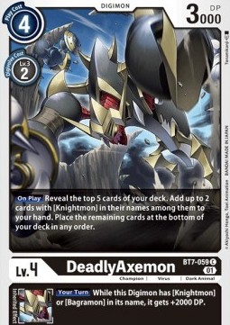 DeadlyAxemon (BT7-059) - Next Adventure