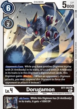 Dorugamon (BT7-062) - Next Adventure