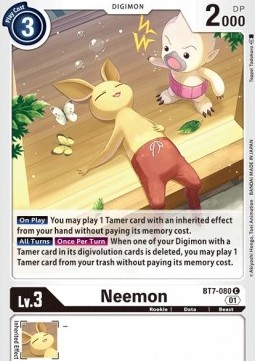 Neemon (BT7-080) - Next Adventure