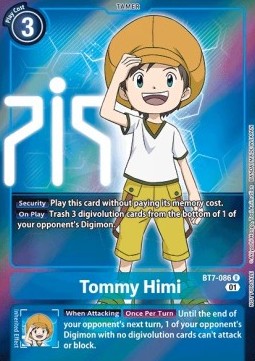 Tommy Himi (BT7-086) (V.2) - Promos: Next Adventure