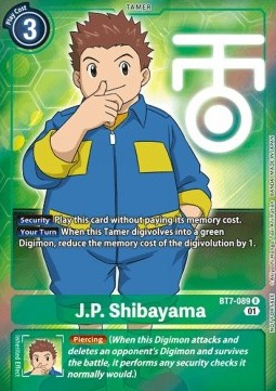 J.P. Shibayama (BT7-089) (V.2) - Promos: Next Adventure