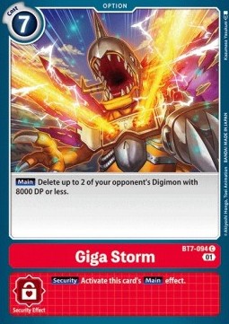 Giga Storm (BT7-094) - Next Adventure