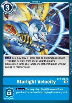 Starlight Velocity (BT7-096) - Next Adventure