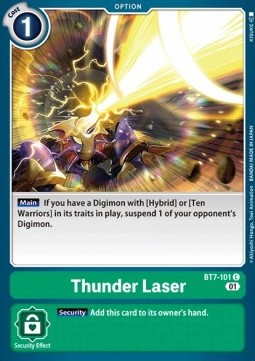 Thunder Laser (BT7-101) - Next Adventure
