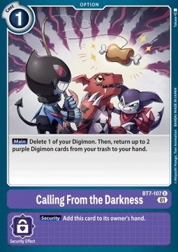 Calling From the Darkness (BT7-107) - Next Adventure